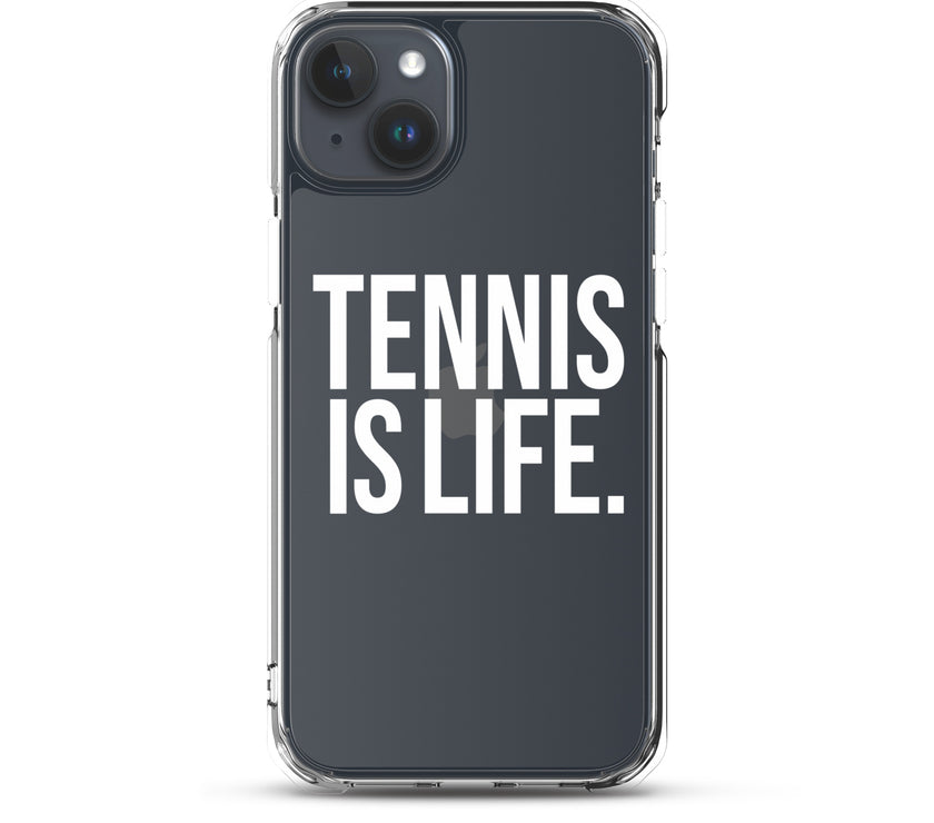 TENNIS IS LIFE Clear Case for iPhone® by CoVA Tennis