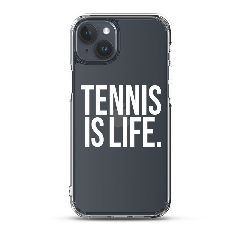 TENNIS IS LIFE Clear Case for iPhone® by CoVA Tennis