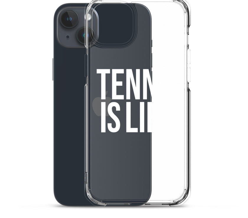 TENNIS IS LIFE Clear Case for iPhone® by CoVA Tennis