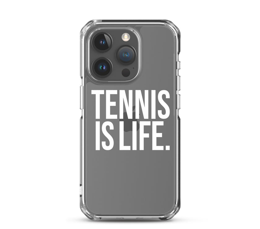 TENNIS IS LIFE Clear Case for iPhone® by CoVA Tennis