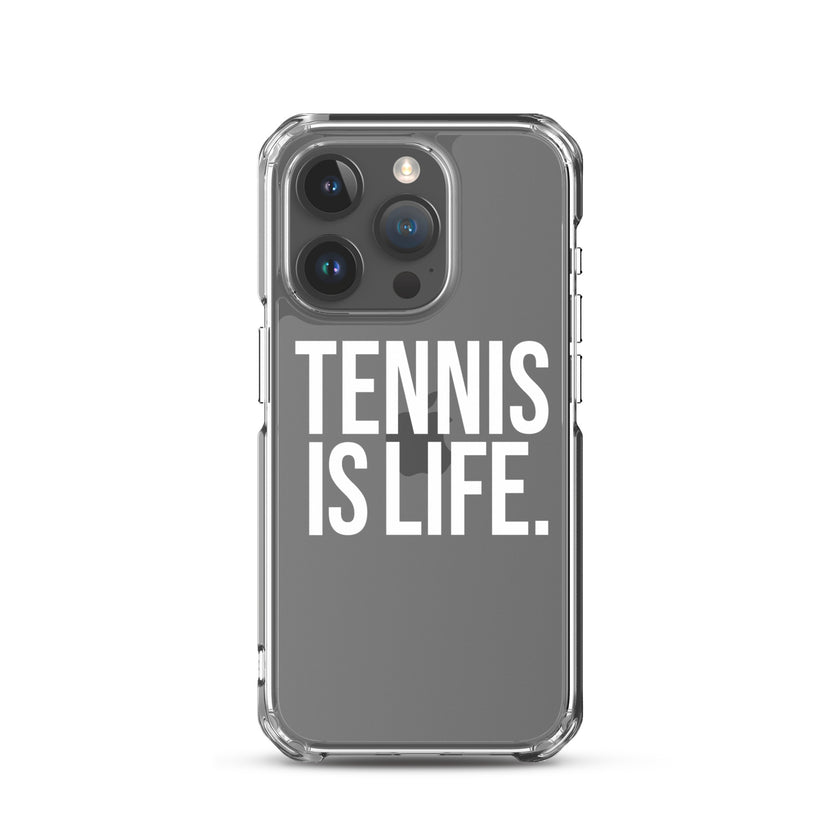 TENNIS IS LIFE Clear Case for iPhone® by CoVA Tennis