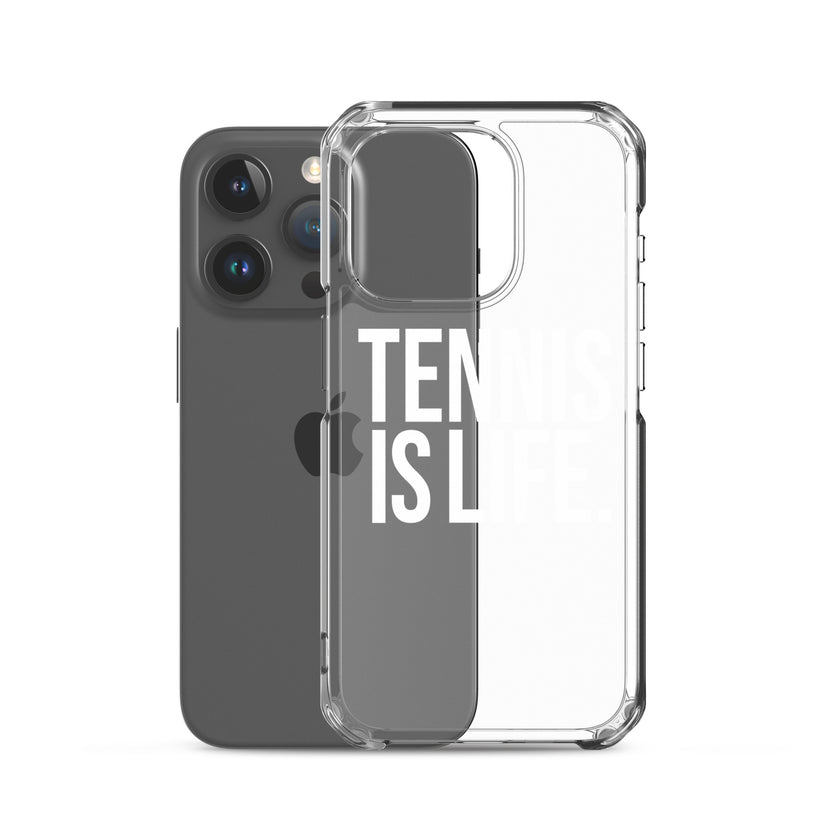 TENNIS IS LIFE Clear Case for iPhone® by CoVA Tennis