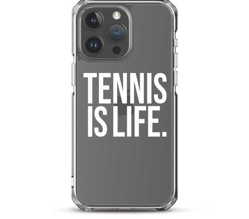 TENNIS IS LIFE Clear Case for iPhone® by CoVA Tennis