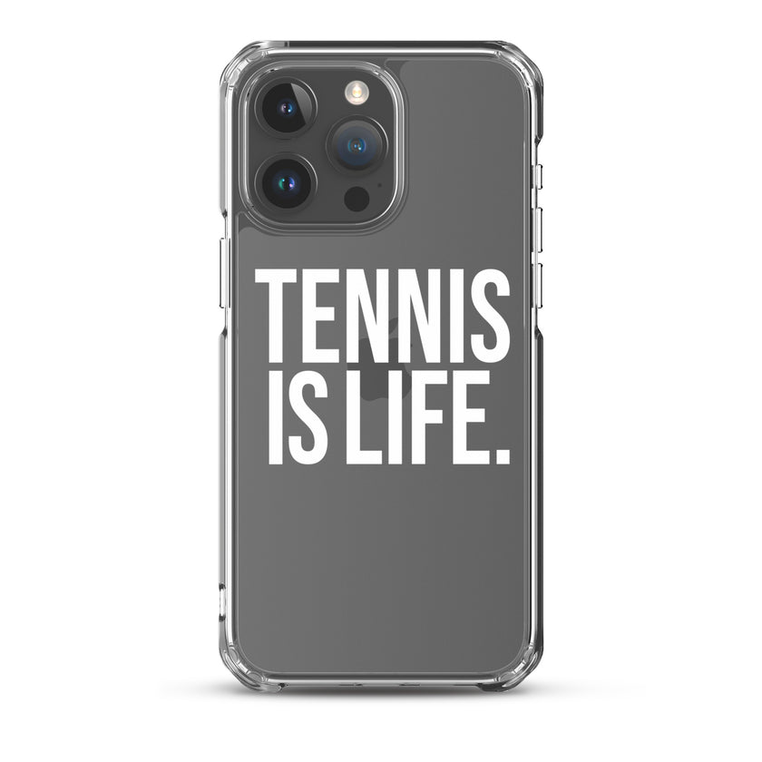 TENNIS IS LIFE Clear Case for iPhone® by CoVA Tennis