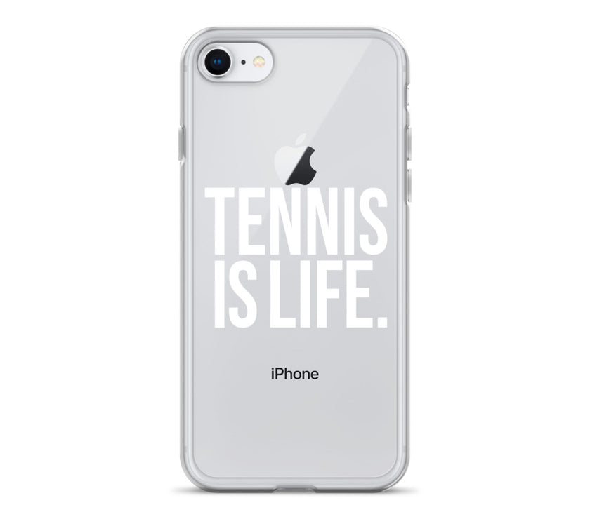 TENNIS IS LIFE Clear Case for iPhone® by CoVA Tennis