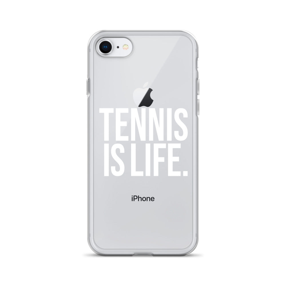 TENNIS IS LIFE Clear Case for iPhone® by CoVA Tennis