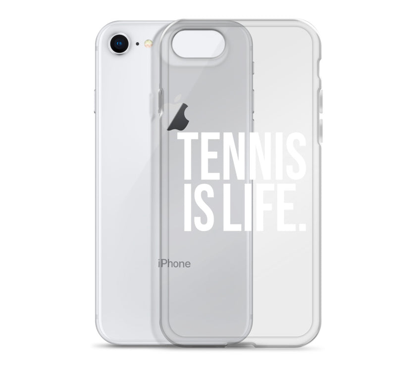 TENNIS IS LIFE Clear Case for iPhone® by CoVA Tennis