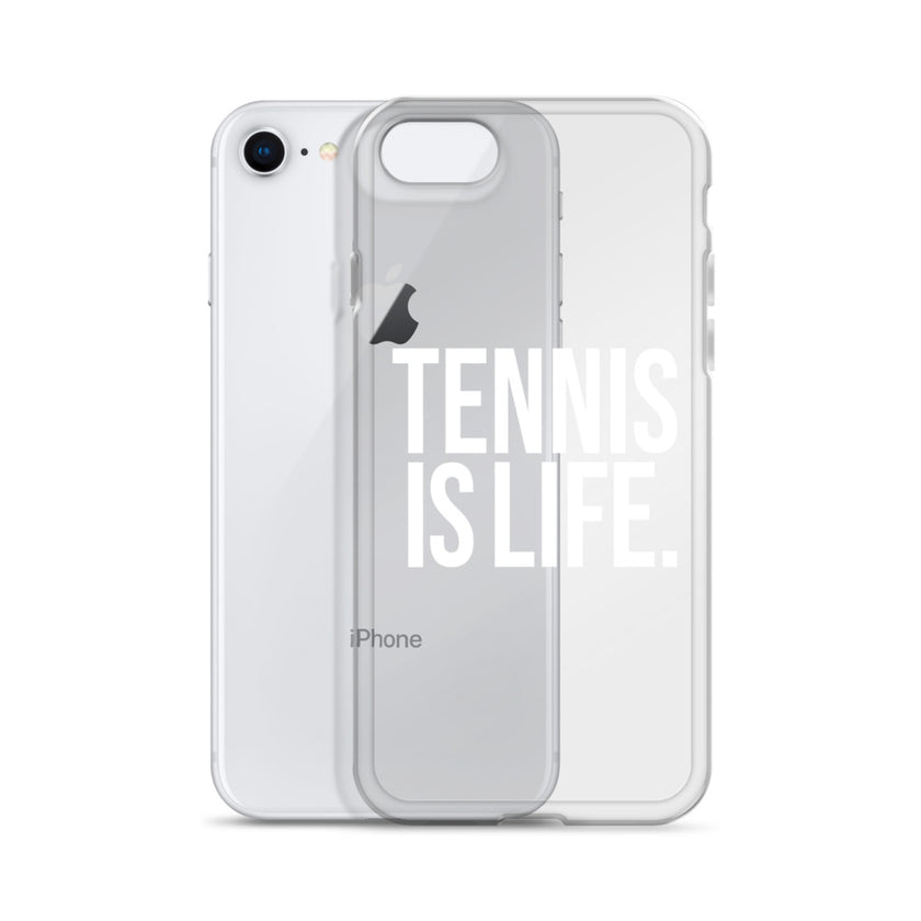 TENNIS IS LIFE Clear Case for iPhone® by CoVA Tennis