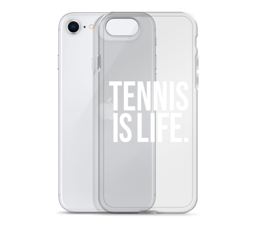 TENNIS IS LIFE Clear Case for iPhone® by CoVA Tennis