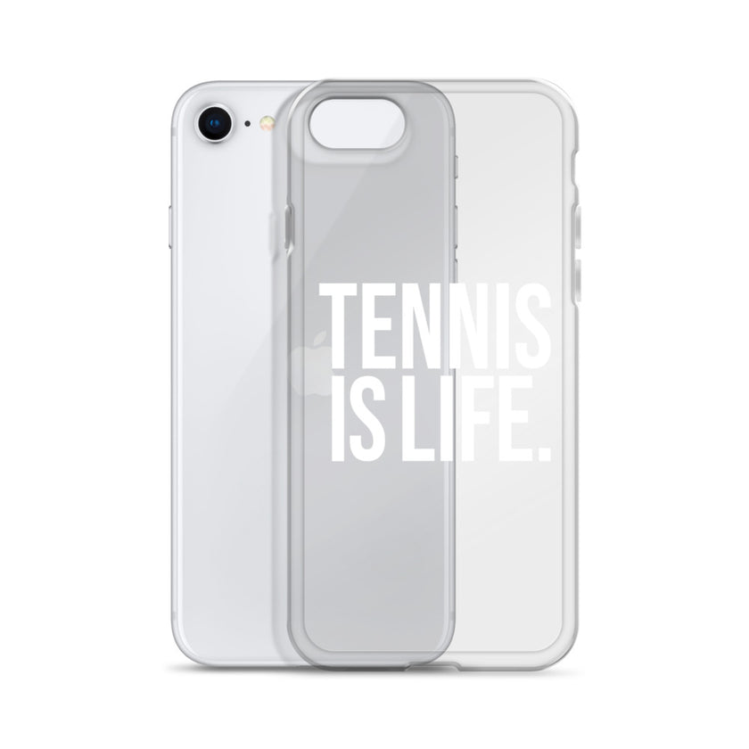 TENNIS IS LIFE Clear Case for iPhone® by CoVA Tennis