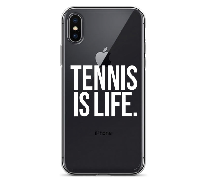 TENNIS IS LIFE Clear Case for iPhone® by CoVA Tennis