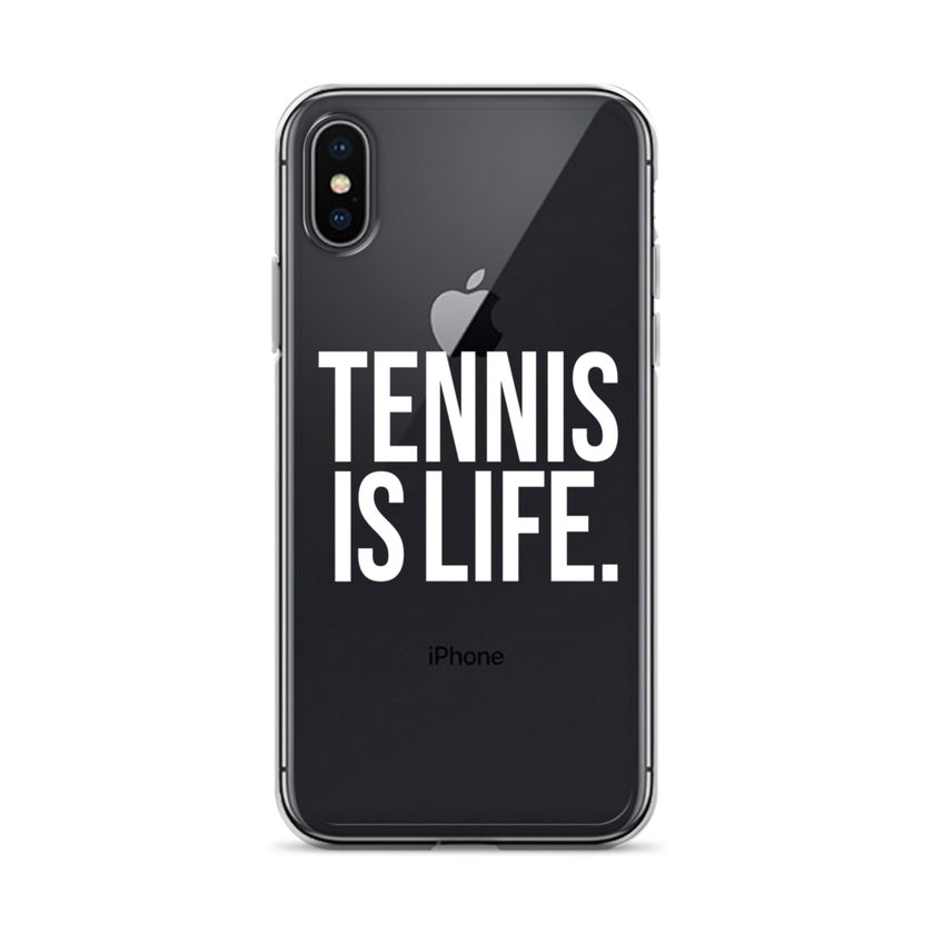 TENNIS IS LIFE Clear Case for iPhone® by CoVA Tennis