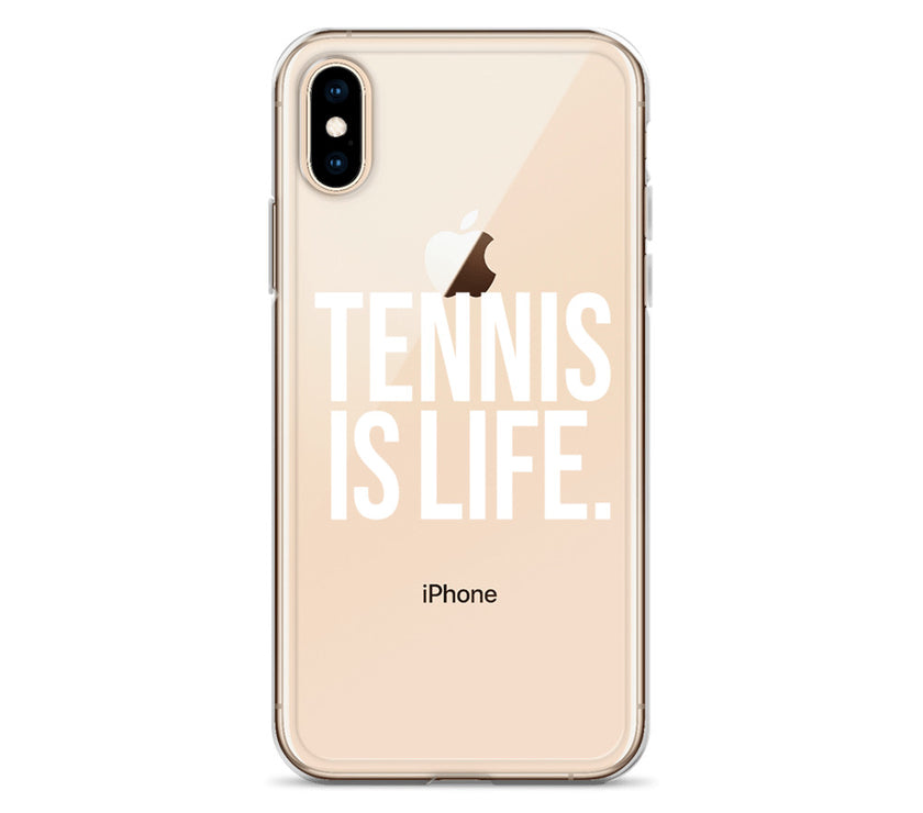 TENNIS IS LIFE Clear Case for iPhone® by CoVA Tennis