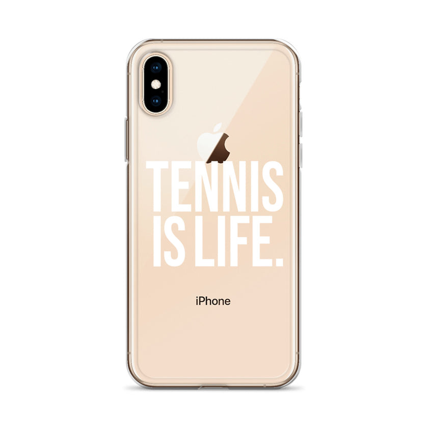 TENNIS IS LIFE Clear Case for iPhone® by CoVA Tennis