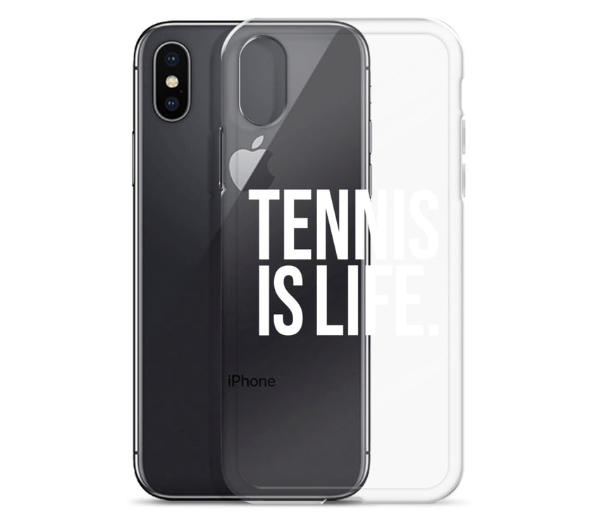 TENNIS IS LIFE Clear Case for iPhone® by CoVA Tennis