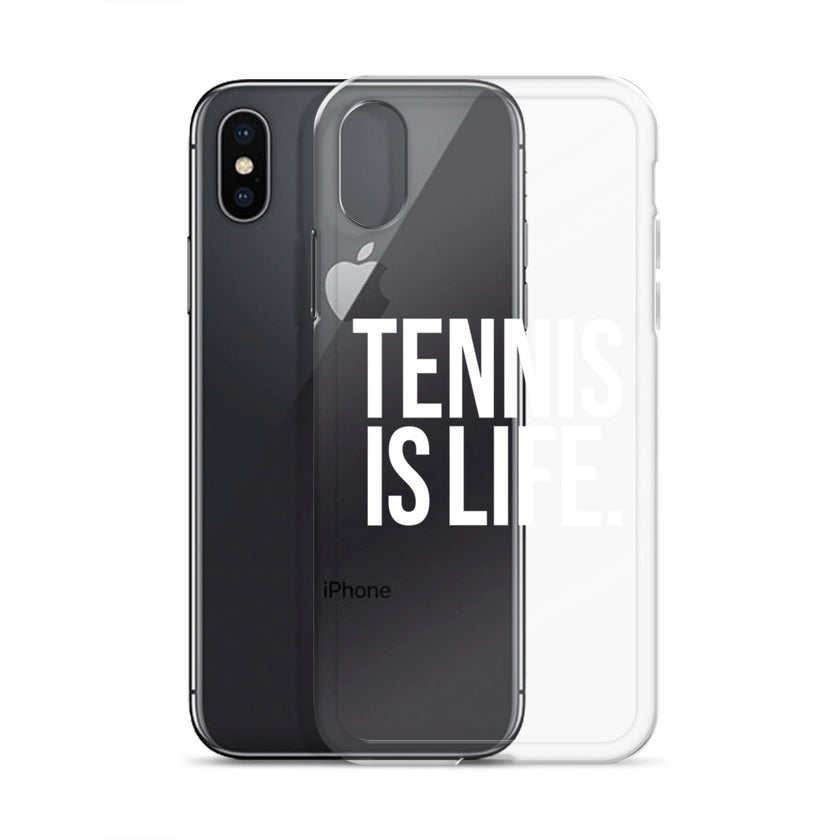 TENNIS IS LIFE Clear Case for iPhone® by CoVA Tennis