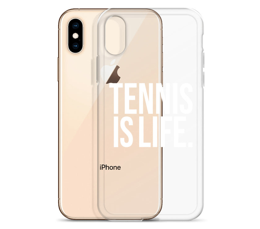 TENNIS IS LIFE Clear Case for iPhone® by CoVA Tennis