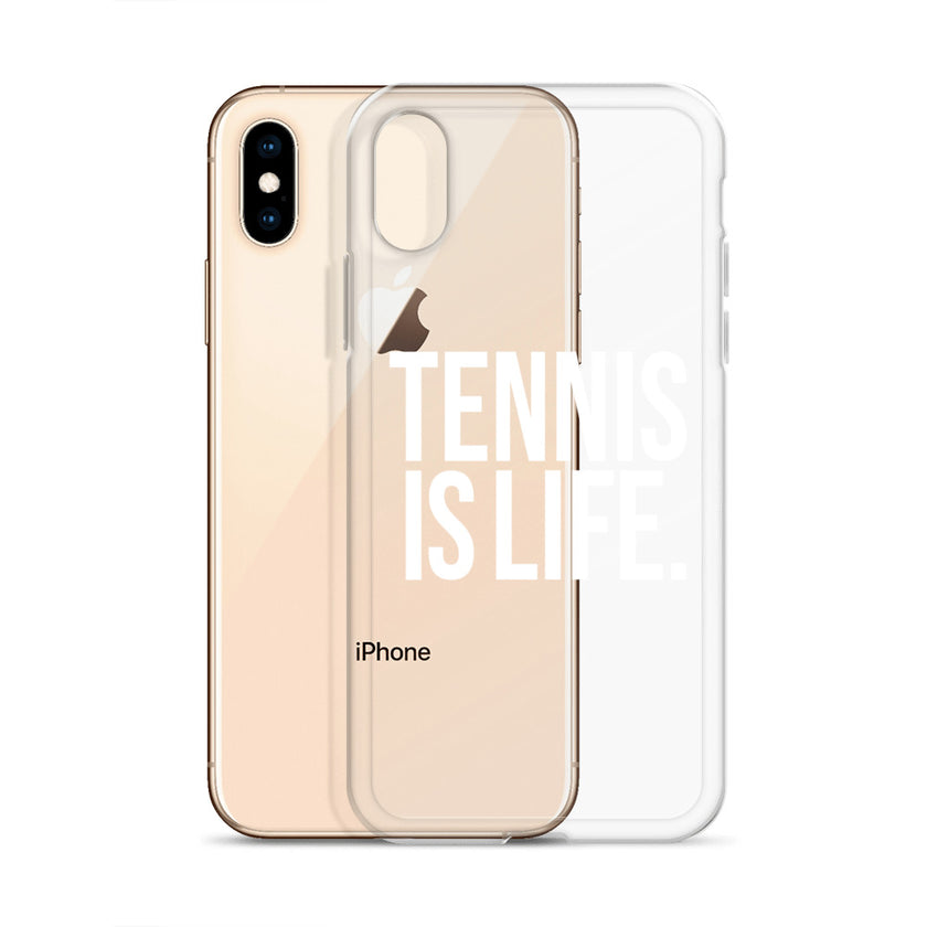 TENNIS IS LIFE Clear Case for iPhone® by CoVA Tennis