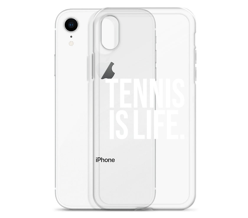 TENNIS IS LIFE Clear Case for iPhone® by CoVA Tennis