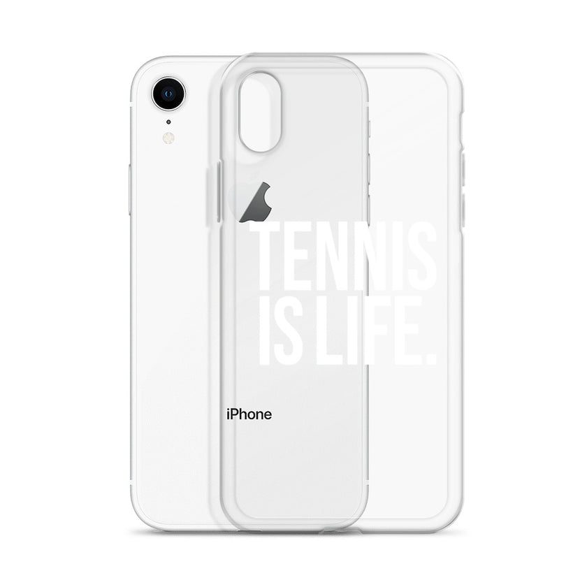 TENNIS IS LIFE Clear Case for iPhone® by CoVA Tennis