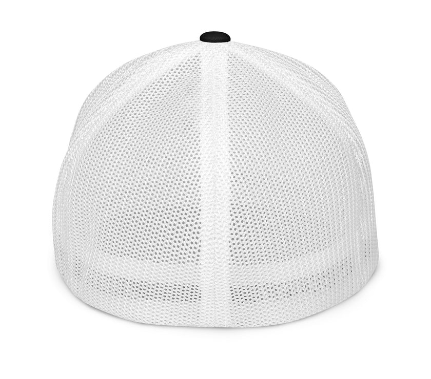 CoVA Tennis Ball & Waves Logo Closed-Back Trucker Cap