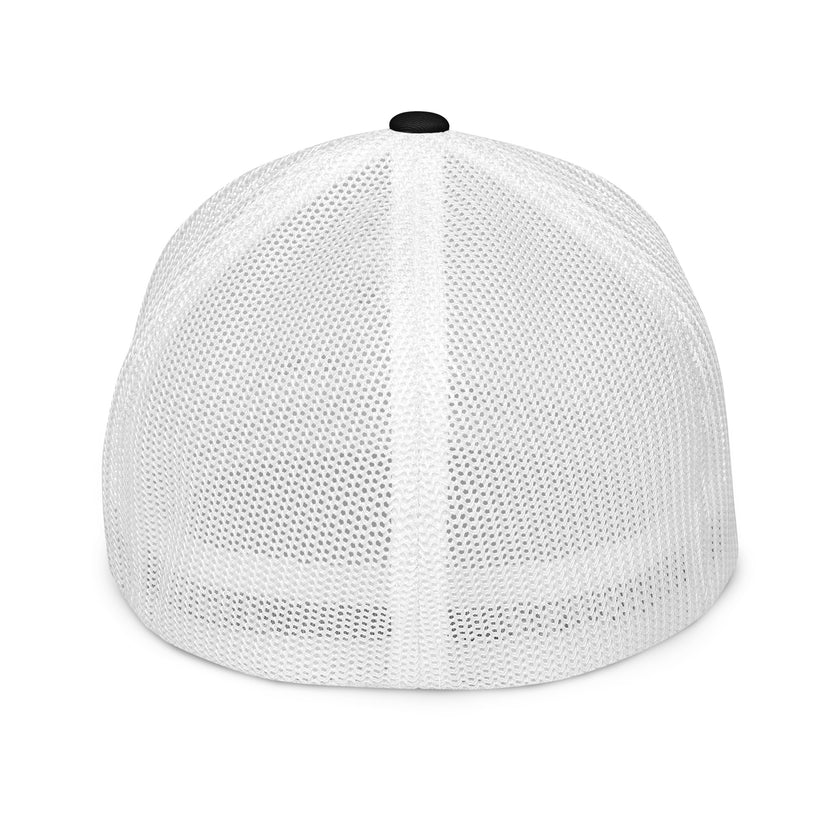 CoVA Tennis Ball & Waves Logo Closed-Back Trucker Cap