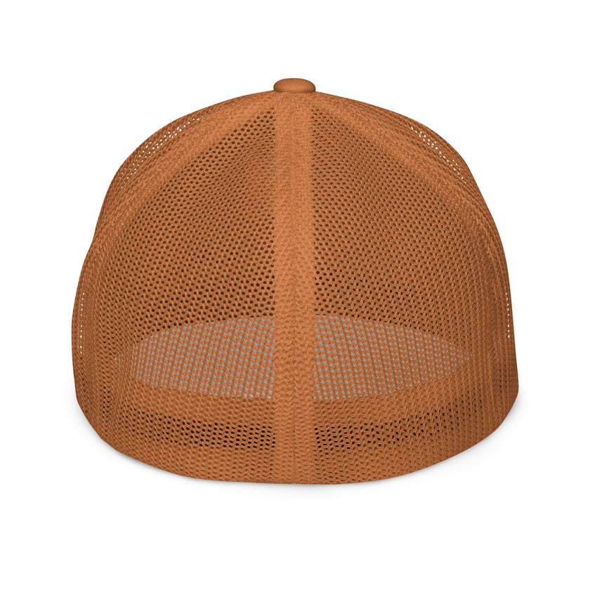 CoVA Tennis Ball & Waves Logo Closed-Back Trucker Cap