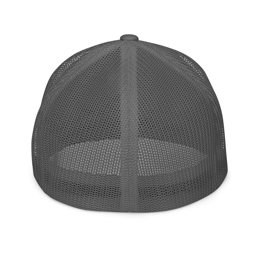 CoVA Tennis Ball & Waves Logo Closed-Back Trucker Cap