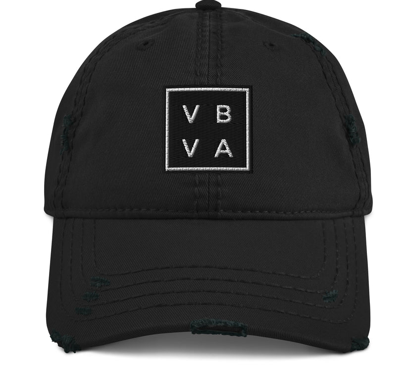 VBVA Distressed Dad Hat by CoVA Tennis Virginia Beach Virginia