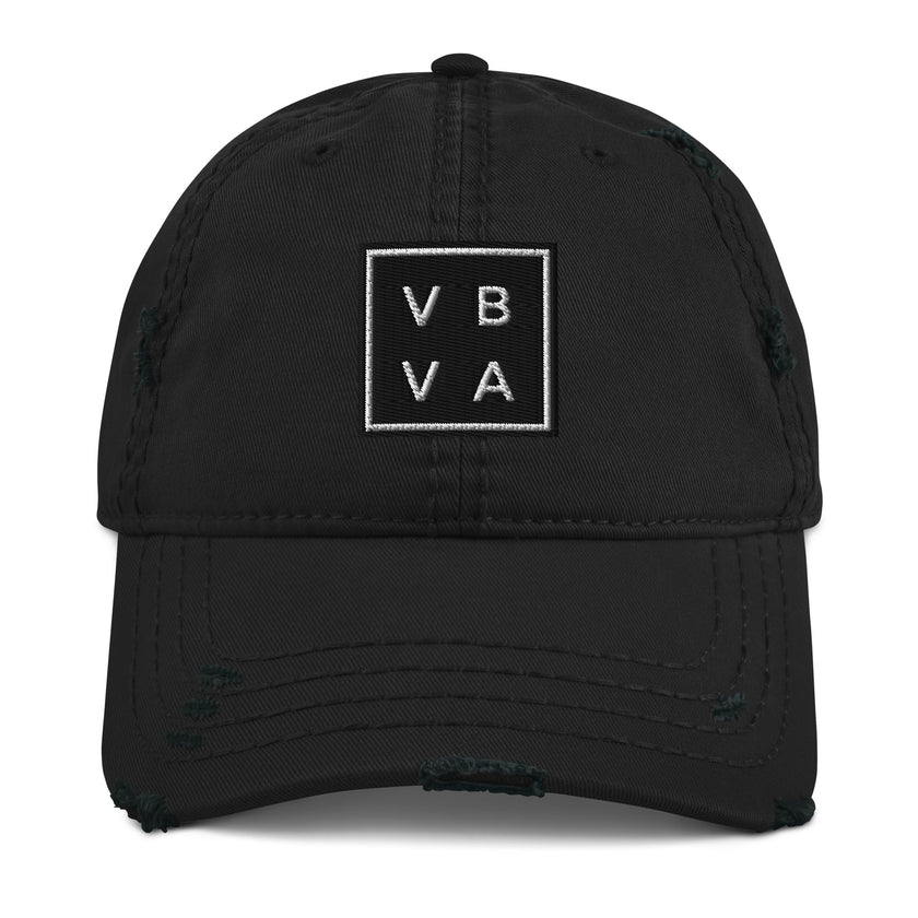 VBVA Distressed Dad Hat by CoVA Tennis Virginia Beach Virginia