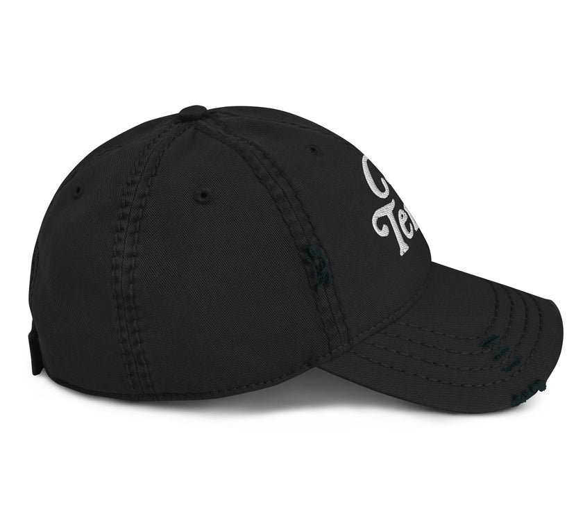 No Doubt CoVA Tennis Script Distressed Dad Hat