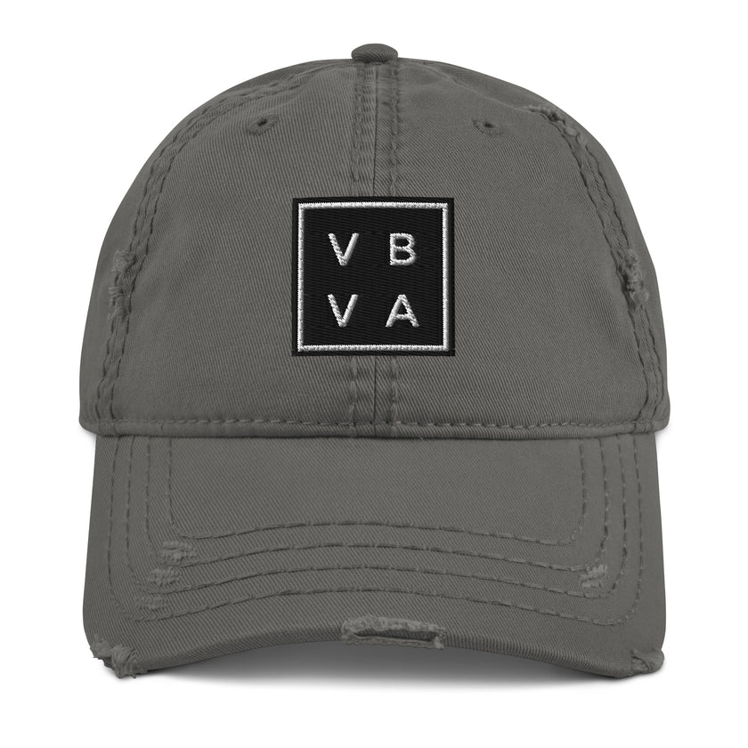 VBVA Distressed Dad Hat by CoVA Tennis Virginia Beach Virginia