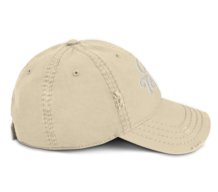 No Doubt CoVA Tennis Script Distressed Dad Hat