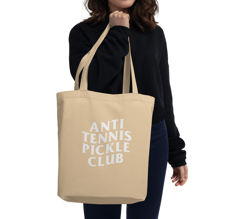 Anti Tennis Pickleball Club Eco Tote Bag