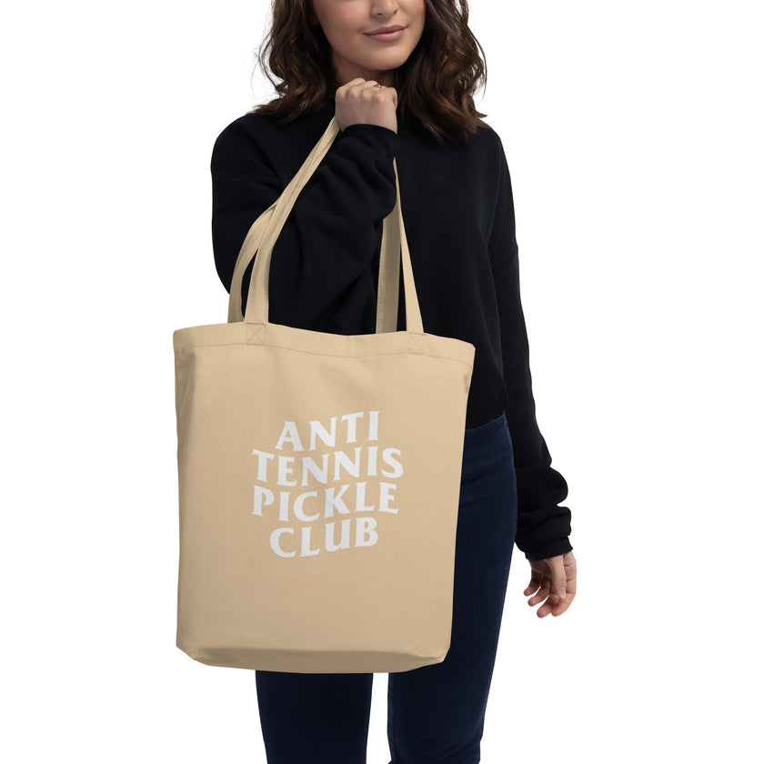 Anti Tennis Pickleball Club Eco Tote Bag