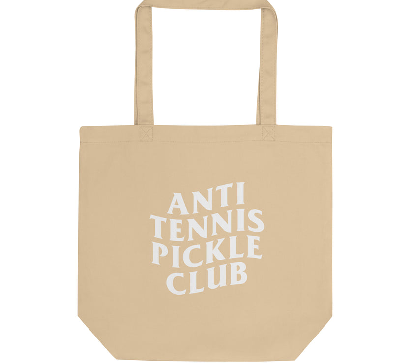 Anti Tennis Pickleball Club Eco Tote Bag