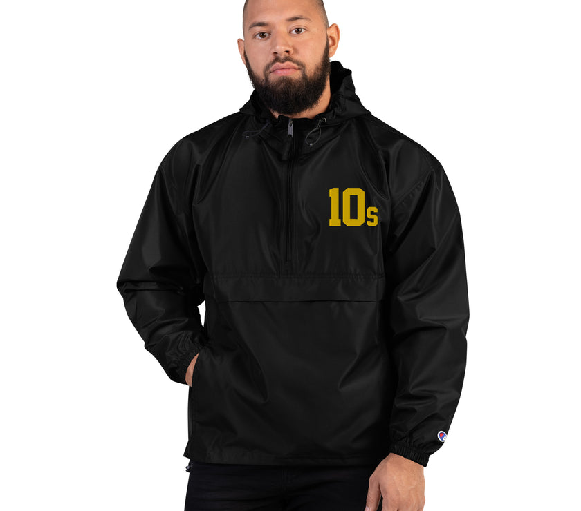 10s Embroidered Champion Packable Jacket by CoVA Tennis