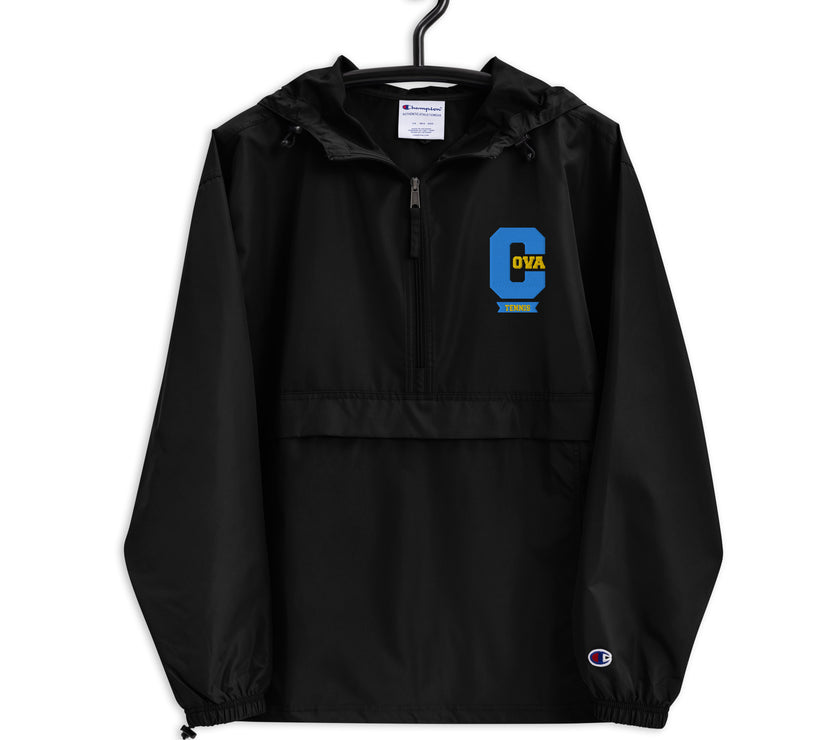 Varsity C CoVA Tennis Embroidered Champion Packable Jacket