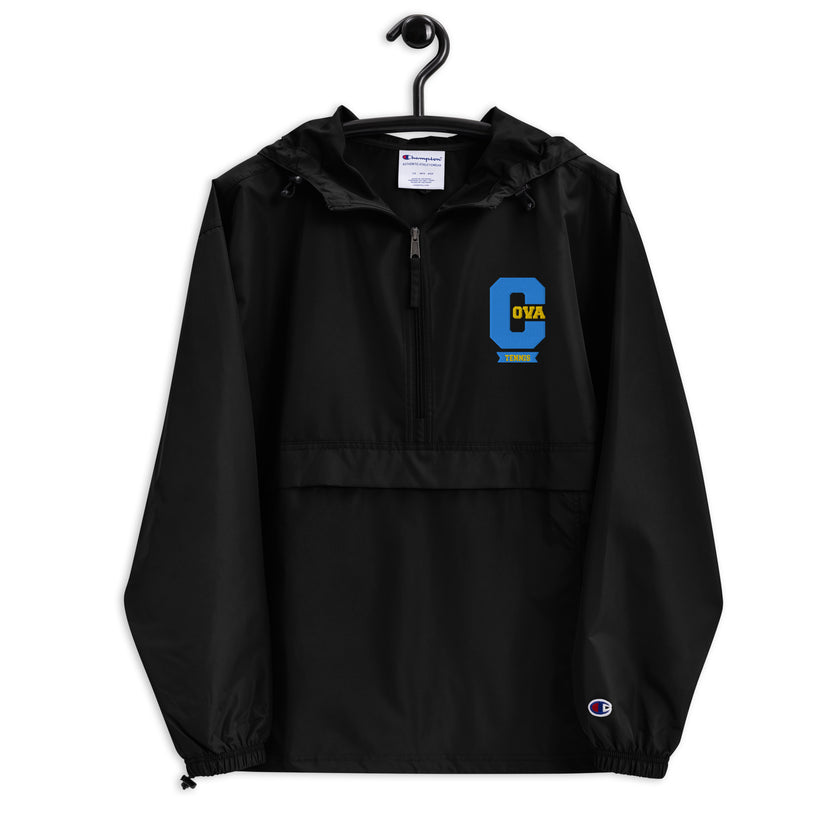 Varsity C CoVA Tennis Embroidered Champion Packable Jacket