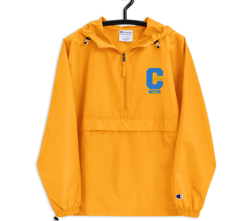 Varsity C CoVA Tennis Embroidered Champion Packable Jacket