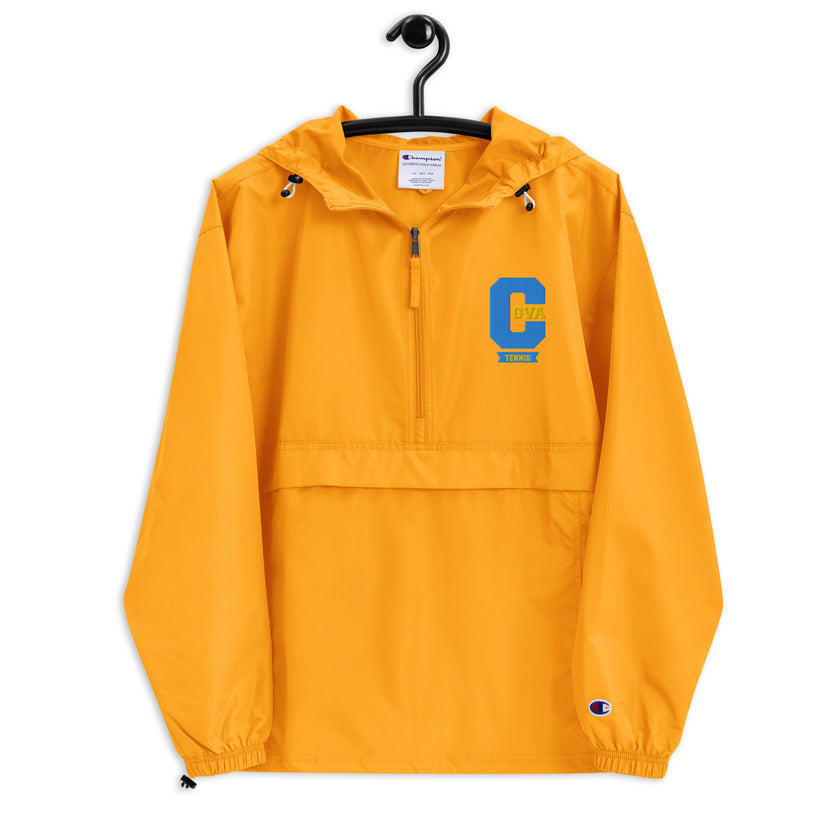 Varsity C CoVA Tennis Embroidered Champion Packable Jacket