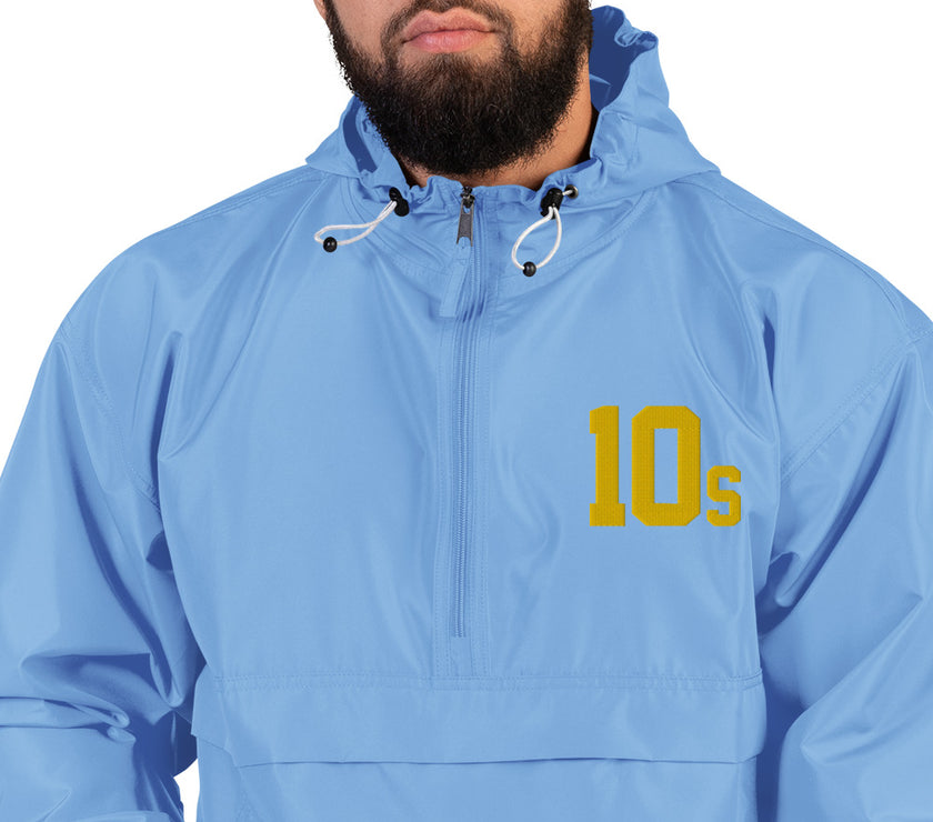 10s Embroidered Champion Packable Jacket by CoVA Tennis