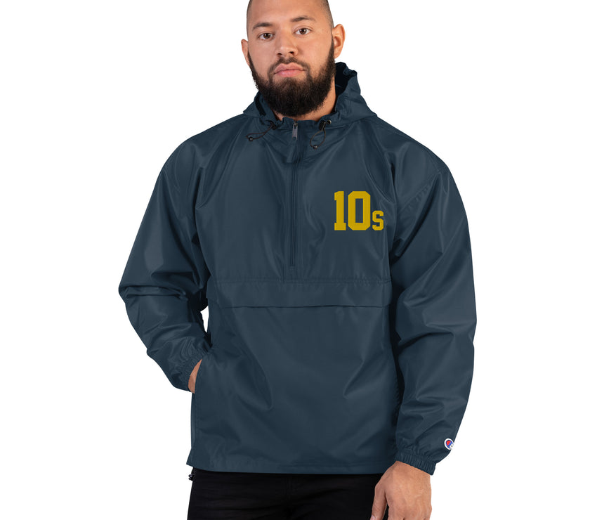 10s Embroidered Champion Packable Jacket by CoVA Tennis