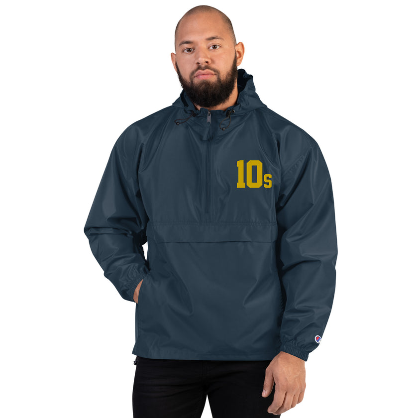 10s Embroidered Champion Packable Jacket by CoVA Tennis