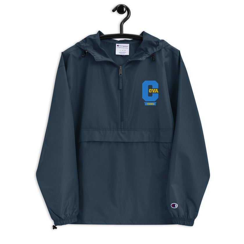 Varsity C CoVA Tennis Embroidered Champion Packable Jacket