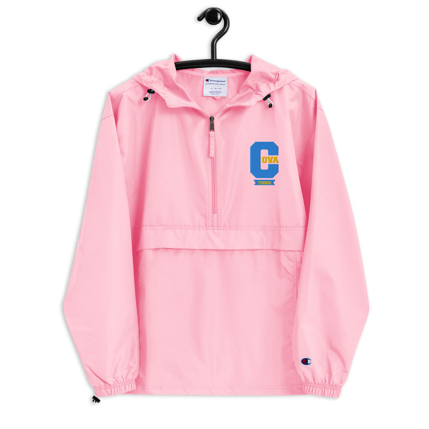 Varsity C CoVA Tennis Embroidered Champion Packable Jacket