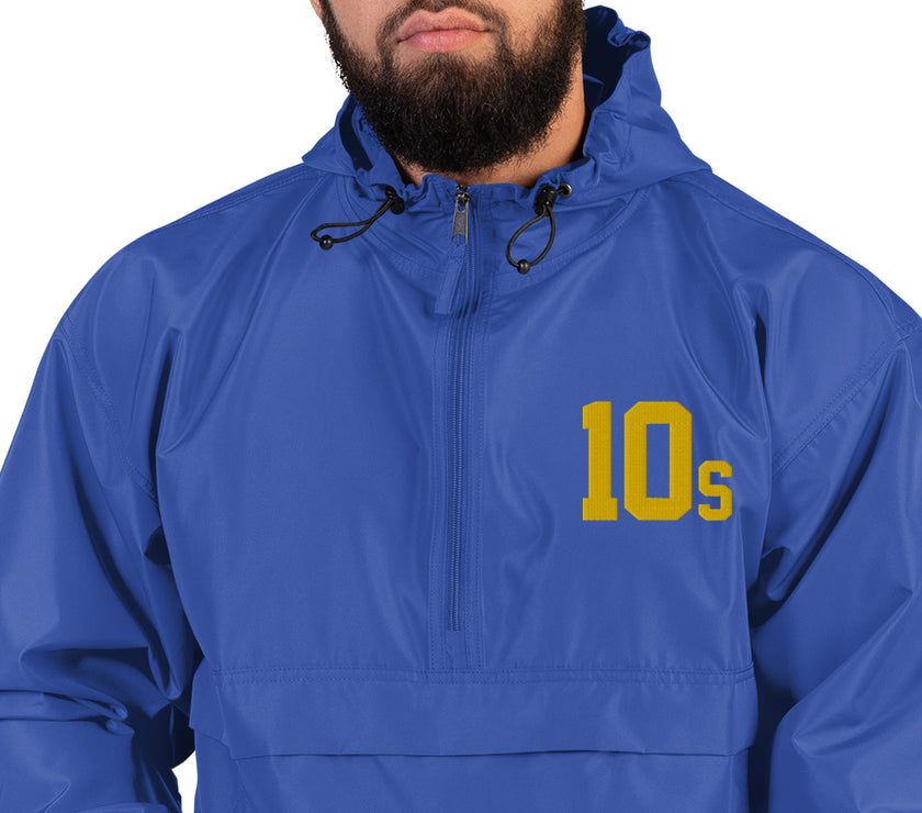 10s Embroidered Champion Packable Jacket by CoVA Tennis