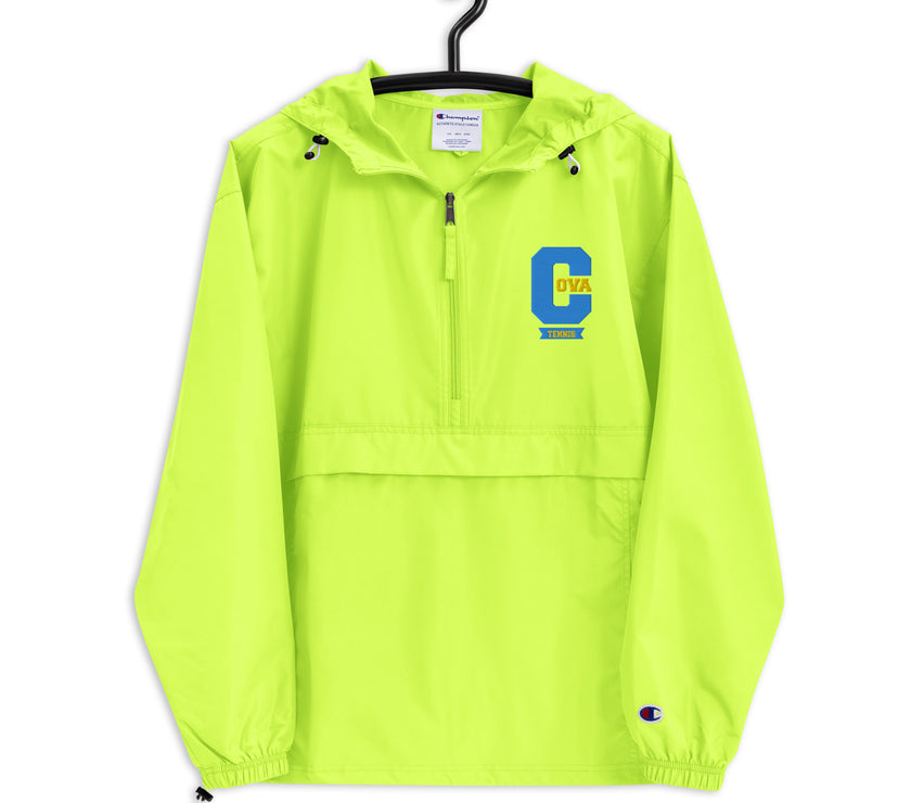 Varsity C CoVA Tennis Embroidered Champion Packable Jacket