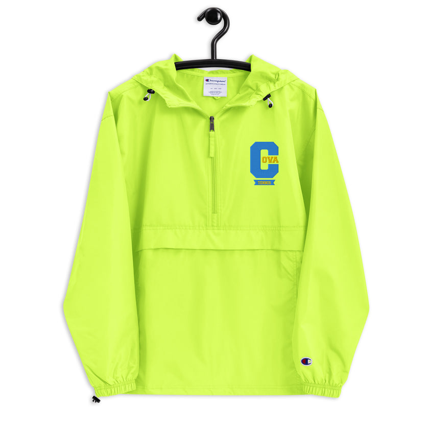 Varsity C CoVA Tennis Embroidered Champion Packable Jacket