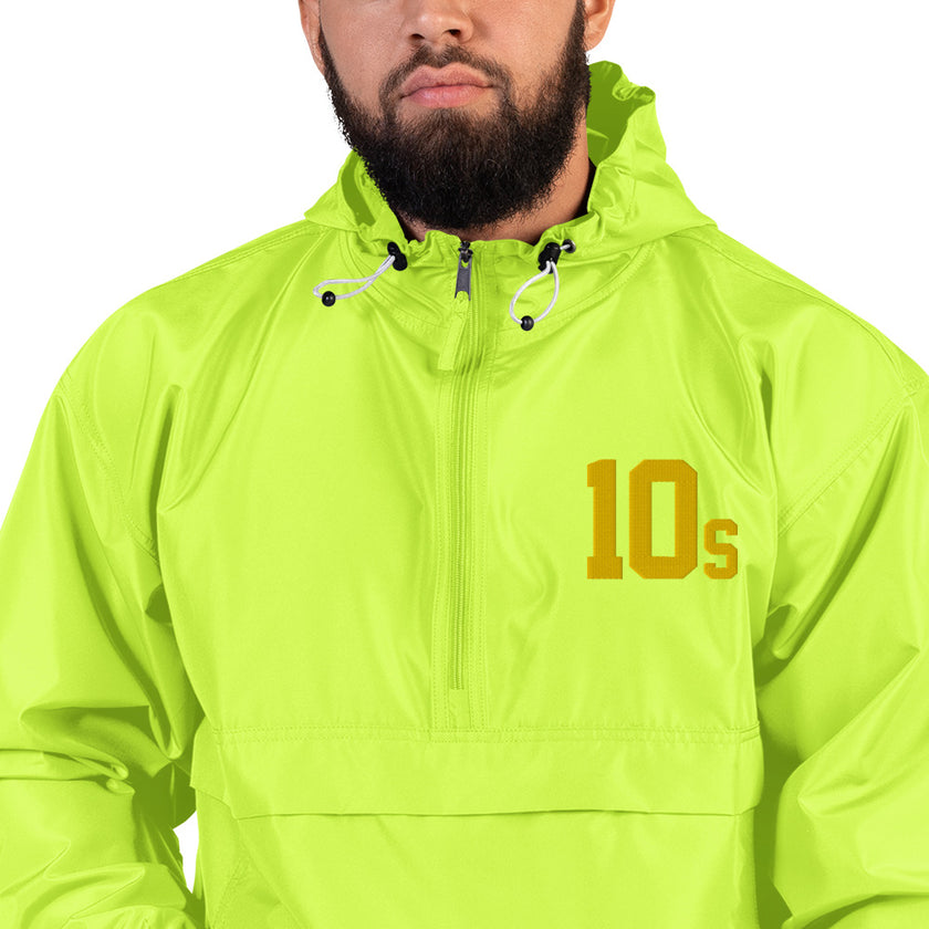 Champion Packable Champion Windbreaker Green Champion Adult Packable Anorak 1/4 Zip Jacket